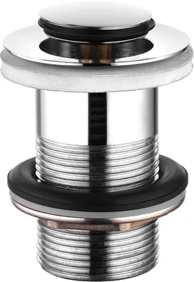 Produktbild von Klick-Klack-Ablaufgarnitur für Waschtisch ohne Überlauf, rund