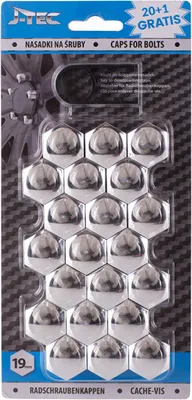 Produktbild von J-TEC Radmutterkappe J21304 Kunststoff Blisterpack