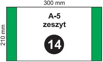 Zdjęcie produktu dla Okładka na zeszyt A5 NR 14 (20szt)