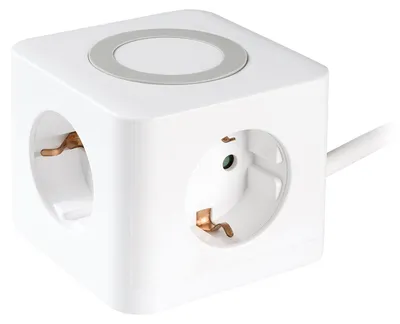 Image de VIVanco™Cube avec prises Schuko, 2x USB-A et 1x USB-C