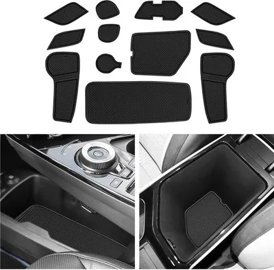 Immagine prodotto di Tappetini antiscivolo automatici per EV6 GT 2024, in gomma, per console centrale, accessori