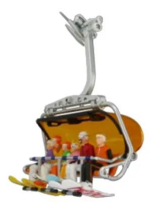 Produktbild von Figuren sitzend Snowboard 6 Stück