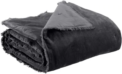 Produktbild von Plaid Uni Fara Caviar 135 x 200 – sde   ld