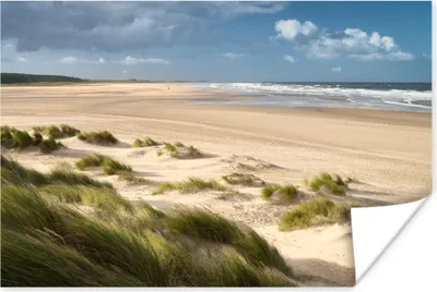 Produktbild von MuchoWow® Poster Sand - Düne - Meer 120x80 cm - Bilder