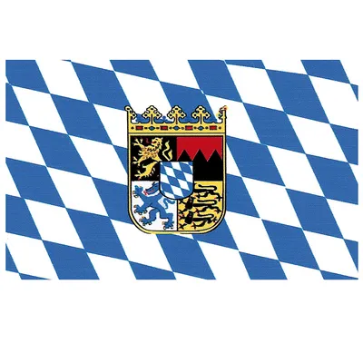 Produktbild von Flagge / Fahne Bayern mit Wappen