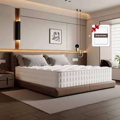 Produktbild von Aiibot Matratze 160x200 cm, orthopädische 7-Zonen Federkernmatratze 160x200 Matratzen Höhe 22cm, Federkernmatratze mit Spannbettlaken