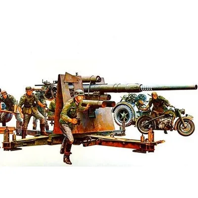 Obrázek produktu pro Tamiya 1:35 WWII Dt. Flak 8,8 m.Moto