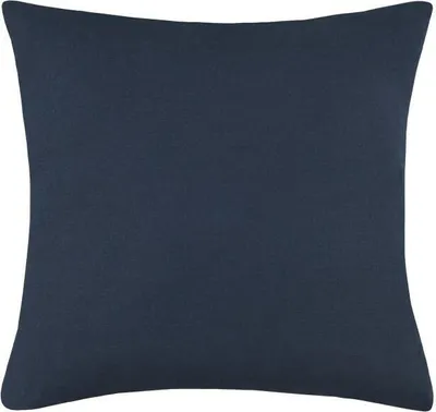 Image de STOF | Coussin de canapé - Coussin décoratif - DUO - 40x40 cm - Bleu foncé - Haute qualité et style - Avec housse amovible