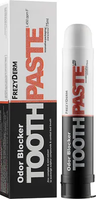 Produktbild von FREZYDERM Zahnpasta mit Geruchsblocker, 1450 ppm, 75 ml