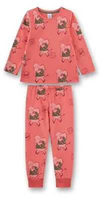 Produktbild von Sanetta Mädchen-Schlafanzug rosa | Gemütlicher Kinderpyjama