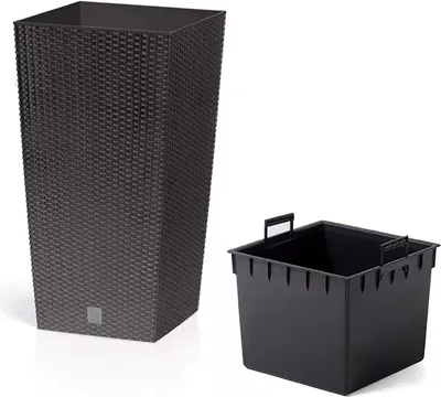 Produktbild von nabbi Blumentopf aus Kunststoff DRTS325 32,5 cm - Braun