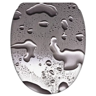 Produktbild von SANILO® WC-Sitz mit Absenkautomatik und Schnellverschluss Dewdrop, Toilettendeckel direkt vom Hersteller, Klodeckel, Klobrille, WC Deckel, WC Brille