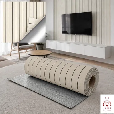 Immagine prodotto di Pannelli murali 3D autoadesivi in schiuma di PVC SXP - Rivestimento murale a lamelle in rotoli da 60x300 cm, effetto legno, fonoisolanti e termoisolanti (WB-KC-1037A)