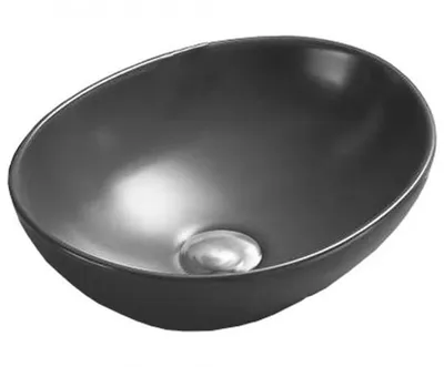 Produktbild von Mexen Elza Aufsatzwaschbecken 40 x 33 cm, dunkelgrau matt - 21014071