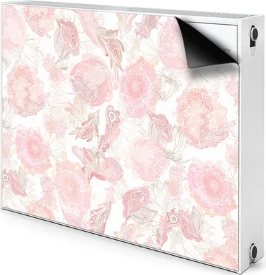 Produktbild von Magnet Verkleidung Abdeckung Heizkörperabdeckung Heizkörperabdeckung 80x60 cm  - Blumenmuster
