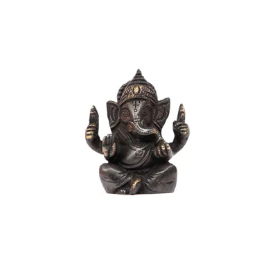 Produktbild von Ganesha Figur klein, schwarz ca. 7 cm