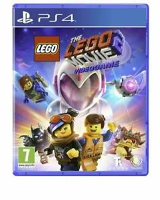The image shows the front cover of a video game case for 'The LEGO Movie 2 Videogame' on PlayStation 4.