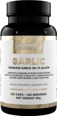 Produktbild von Human Protect | Garlic 15 mg | with 1% Allicin