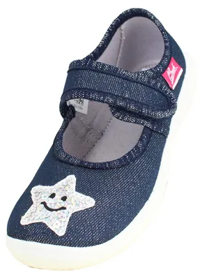 Productafbeelding van Beck Mädchen, comfortabele slippers, blauw, maat 23 EU