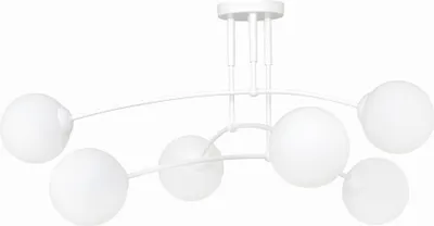 Immagine prodotto di Lampadario Emibig 6xE14 40W PREGOS 6 BIANCO 671/6