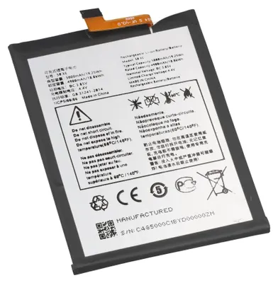 Zdjęcie produktu dla Akumulator pasujący do modelu TCL 40 X, litowo-polimerowy, 3,85 V, 5000 mAh, 19,25 Wh, bez użycia narzędzi