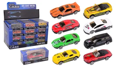 Produktbild von 48 Super Cars-Druckgussautos in DS 26956