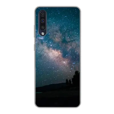 Produktbild von MuchoWow® Handyhülle Schutzhülle Hülle für Samsung Galaxy A30s Sterne - Planeten - Galaxie - Jungen - Mädchen - Kinder Silikon Softcase Handy Hülle - Karteninhaber