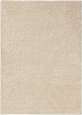 Produktbild von benuta Teppich Wohnzimmer Soho Creme 360x460 cm Hochflorteppich Wohnzimmerteppich Rechteckig Rutschfest Flauschig Plüsch Shaggy Weich