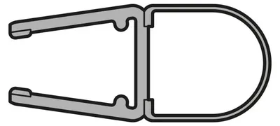 Produktbild von HÜPPE O-Profil für 8 mm Glasstärke bei Duschabtrennungen