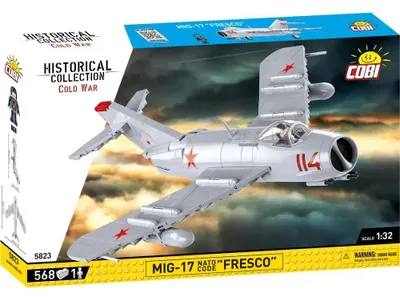 Zdjęcie produktu dla COBI MiG-17 NATO Code "Fresco", Zestaw do budowania, 3 lat(a), 504 szt.
