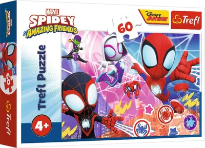 Zdjęcie produktu dla TREFL PUZZLE 60 Bohaterska przygoda /Spidey 17410
