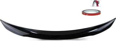 Produktbild von Set Heckspoiler Kofferaum Schwarz Glanz lackiert passt für Mercedes CLA W118 ab 2019 +3M