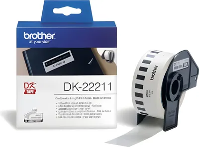 Produktbild von brother DK 22211 Endlos Etiketten Film 29 mm x 15,24 m weiß