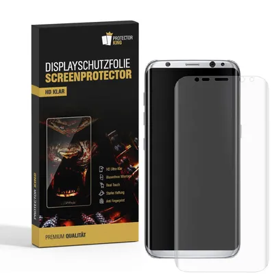 Zdjęcie produktu dla 1x folia ochronna na ekran Samsung Galaxy S8 FULL COVER HD CLEAR