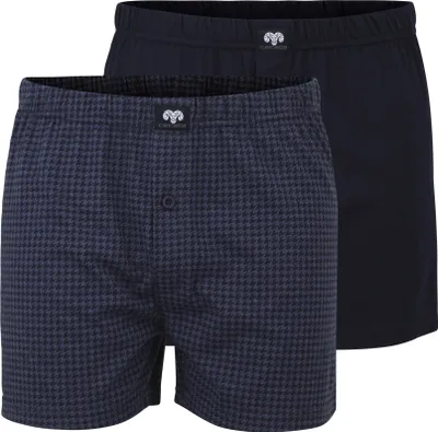 Produktbild von CECEBA Herren Boxershort blau längsgestreift 2er Pack Größe: 16
