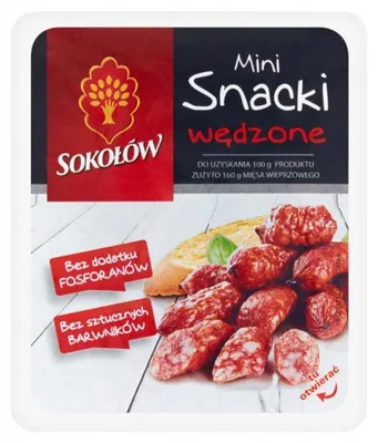 Zdjęcie produktu dla Mini snack salami wędzone 100 g Salami z Dębicy