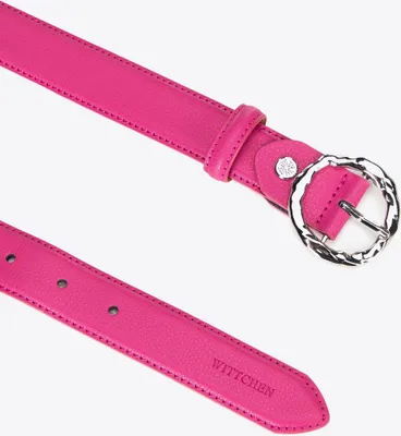 Immagine prodotto di Cintura da donna Wittchen in vera pelle con fibbia rosa lucida