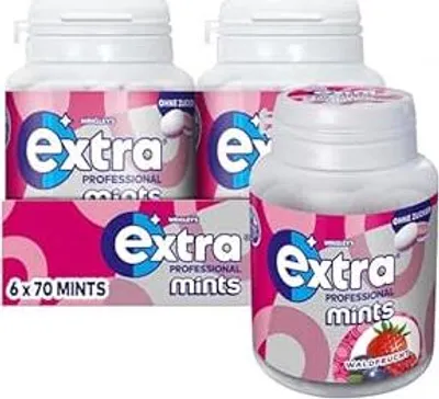 Immagine prodotto di Wrigleys Extra Professional Mints Frutto di bosco 6 lattine