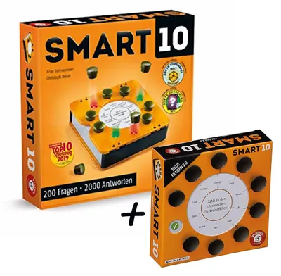Produktbild von Piatnik - Smart 10 - Das Revolutionäre Quizspiel + Zusatzfragen [BUNDLE]