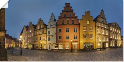 Produktbild von ARTland Poster Altstadt Osnabrück Größe: 100x50 cm