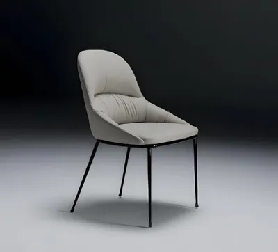 Obrázek produktu pro Židle design čalouněná židle jídelní židle sedák křeslo kovové jídelna