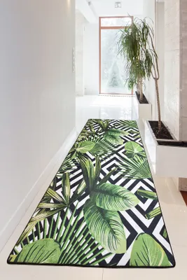 Image de Conceptum Hypnose, Tropic- Tropic Djt CHL, Multicolore, tapis de passage, 80 x 150 cm, 50% velours tissé / 50% polyester