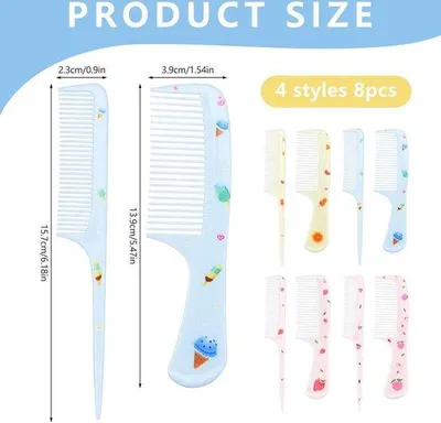 Produktbild von Famanu Kammset Professionelles Stylingkammenset - 8-teilig