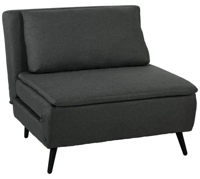Produktbild von HOMCOM Schlafsessel 3-in-1 Sessel mit Bettfunktion, Verstellbarer Rückenlehne