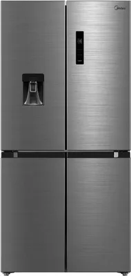 Produktbild von Midea Kühl-Gefrierkombination NoFrost MDRM632FGD46W, 301l, Silber, freistehend, 177,5x83,3x65,3 cm, Platinum Fresh Geruchsfilter, Inverter Kompressor, 3 Abstellflächen, 6 Gefrierschubladen, 2 Frischeschubladen
