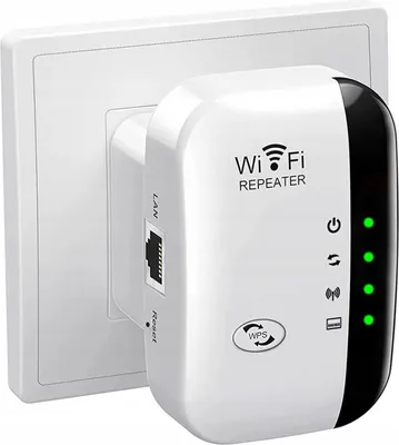 Produktbild von WLAN-REPEATER-ACCESSPOINT AP RJ45 300 Mb/s 2,4 GHz