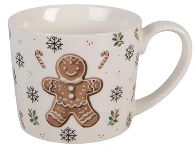 Produktbild von Clayre & Eef Tasse 275 ml Weiß Porzellan