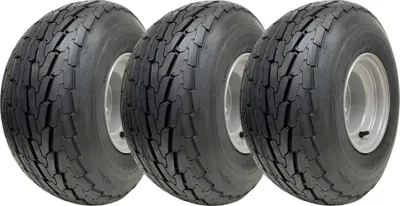 Zdjęcie produktu dla Zestaw opon i felg do przyczepy 18,5x8,50-8, 4x4”, rozstaw śrub zgodny z przepisami drogowymi, nośność 425 kg (zestaw 3 szt.)