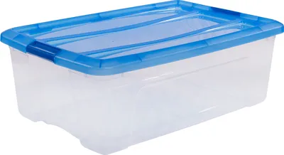 Produktbild von IRIS OHYAMA Clear Box NTB-30, transparent-blau 6294