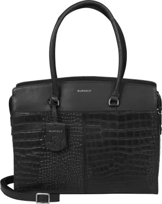 Produktbild von Ledertasche mit Laptopfach, geräumigem Hauptfach, Steckfach und Reißverschlussfach hinten